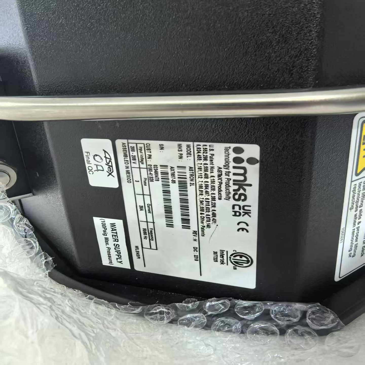 3台MKSASTRON2L等离子电源，型号AX7657---议价商品