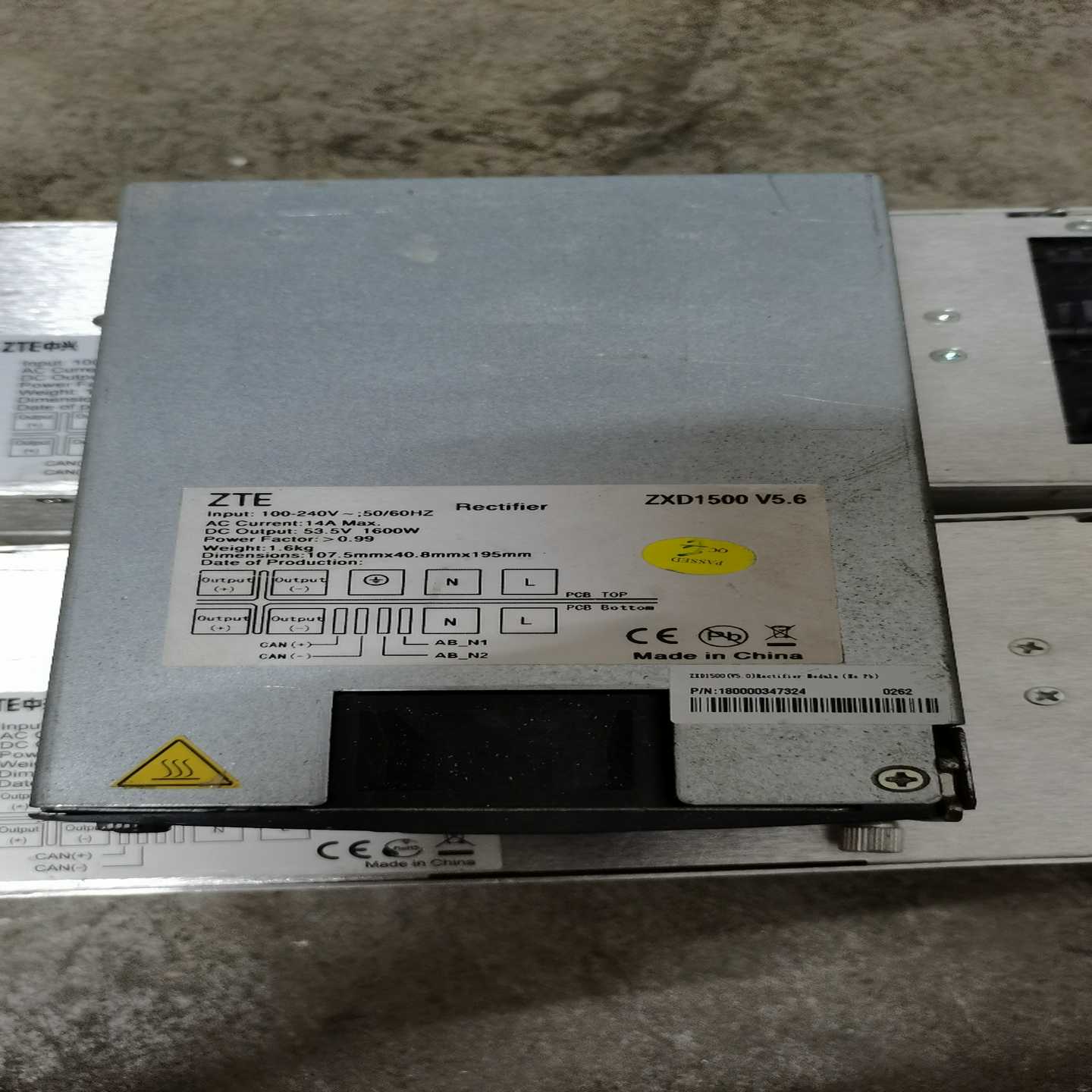 【议价】ZXD1500V5.6整流模块适用