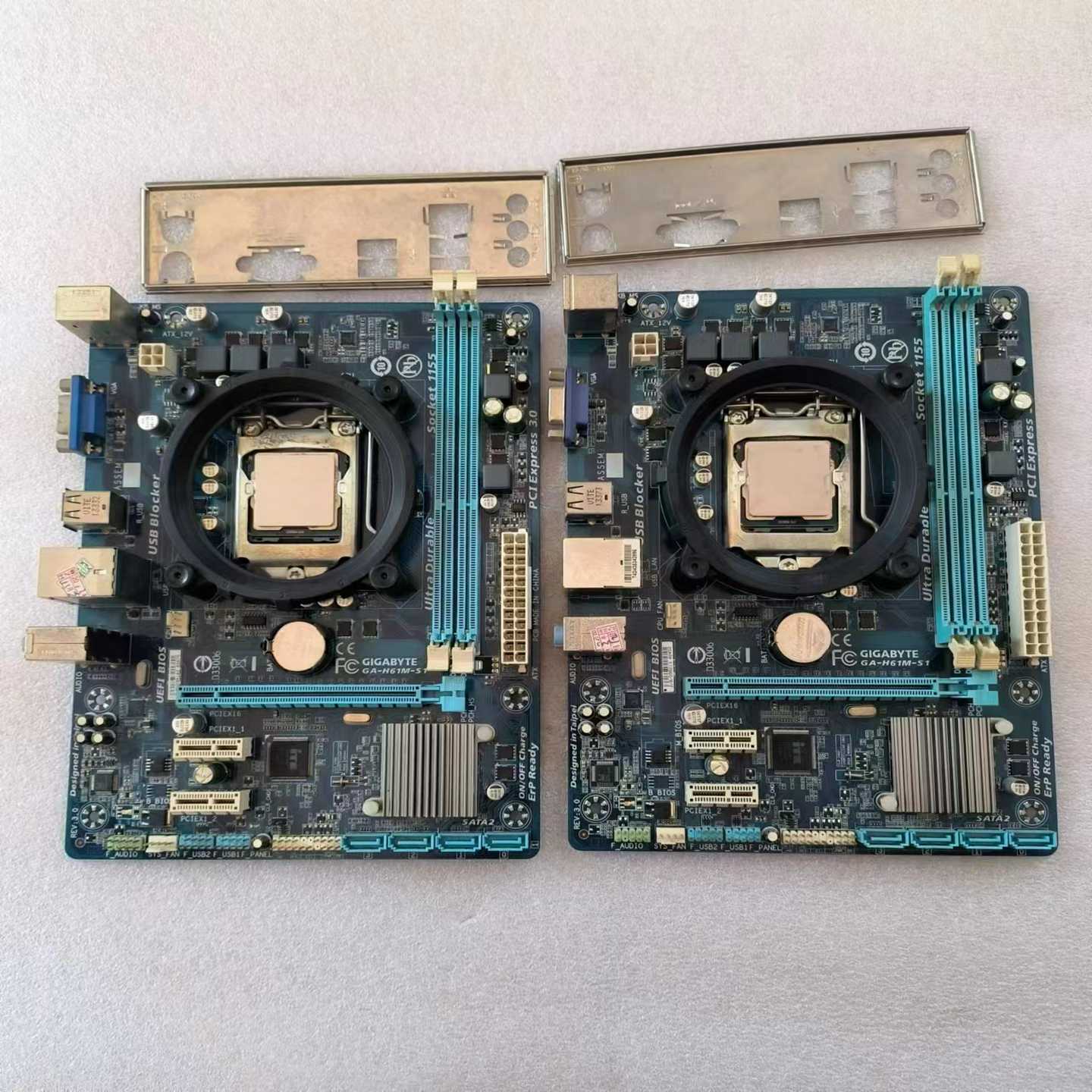 技嘉GA-H61M-S1主板，CPUG1610一套--议价商品