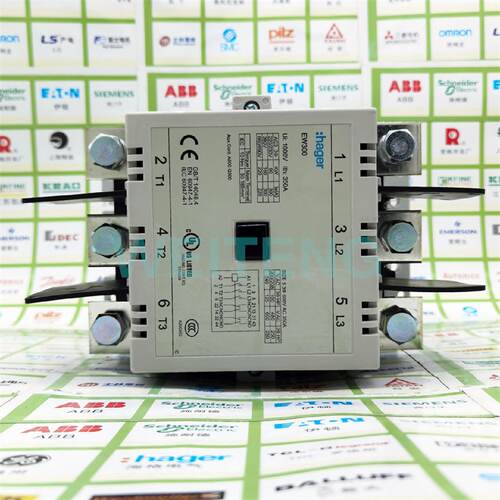 供应HAGER海格电气  EW300-C交流接触器160KW三相 350A常开常闭