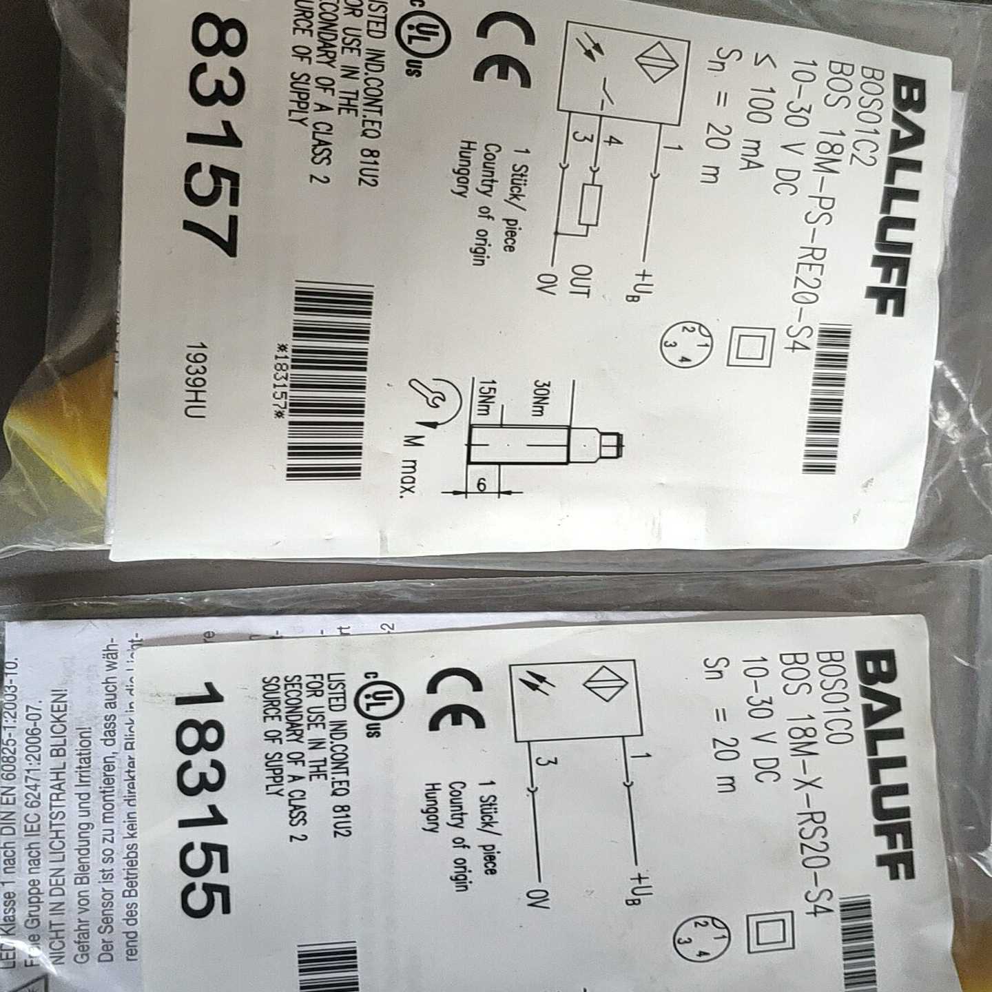 巴鲁夫对射开关，bos01c0bos01c2询价