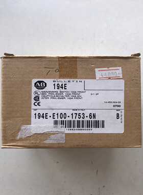 AB隔离开关194E-E100-1753-6N，库存~询价