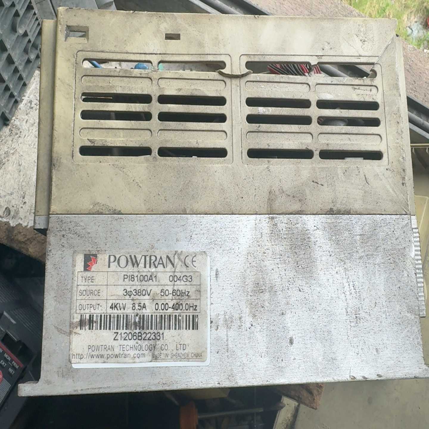 询价普传变频器PI8100A1004G3380V4KW实
