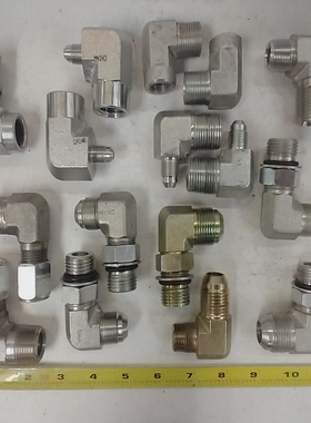 ASSORTEDSIZESANDENDSSTEEL90ELBOWS1/4