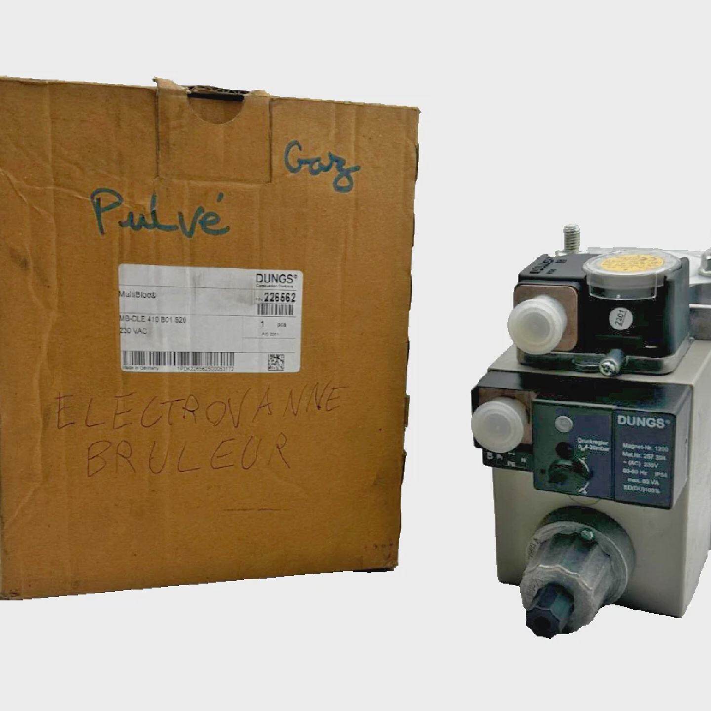 DUNGS MbDle 410 B01 S20 226562 230 VAC 360 Mbar Solenoid Ven