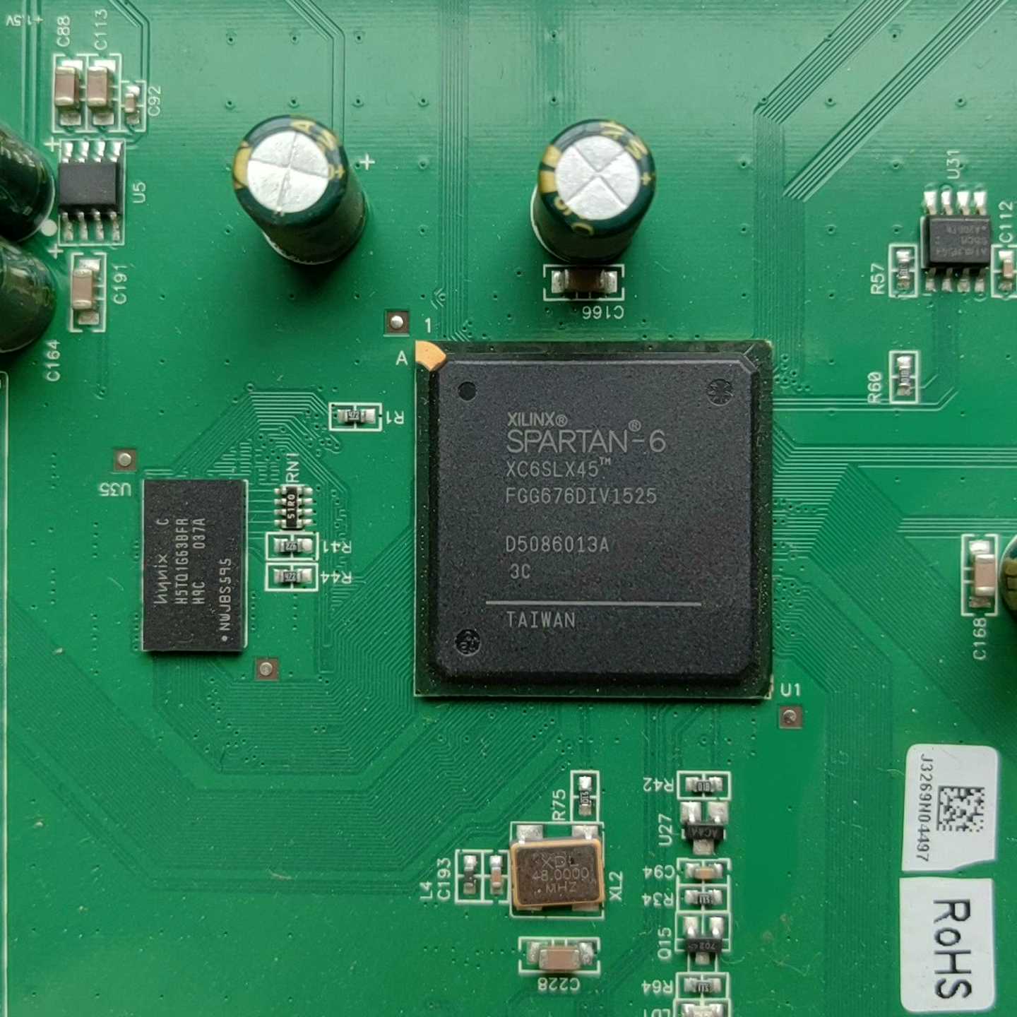 询价xc6s45fgg676带板两片