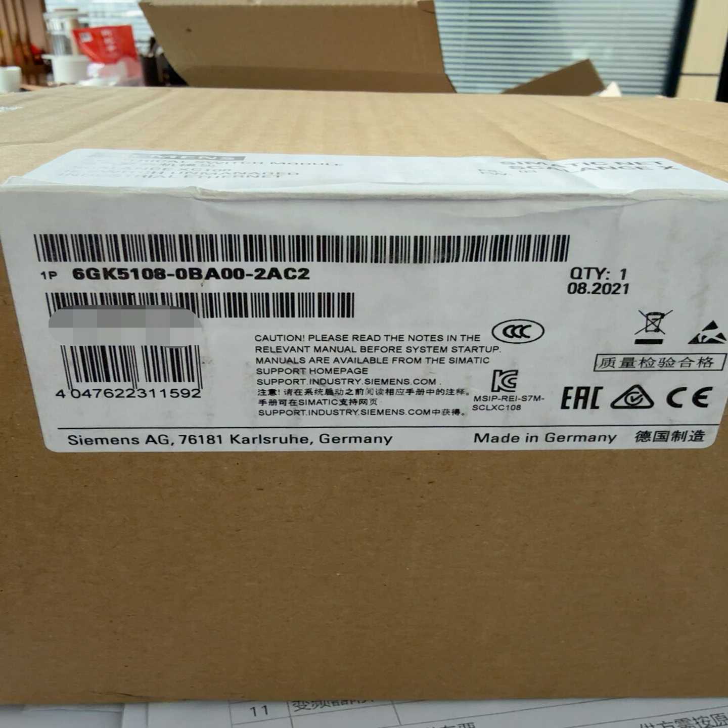 议价6GK5108-0BA00-2AC2全新原装原标不包D邮现货/维修