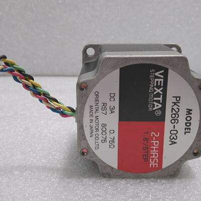 二手ORIENTALPK26603AVEXTA2相步进电机DC3A0.75欧姆1件