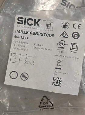 西克接近开关IMR1808BPSTC0S订货号60692-议价