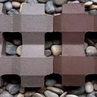 井字砖植草砖陶土砖彩砖园林绿化砖八字砖广场砖车位砖井字植草砖