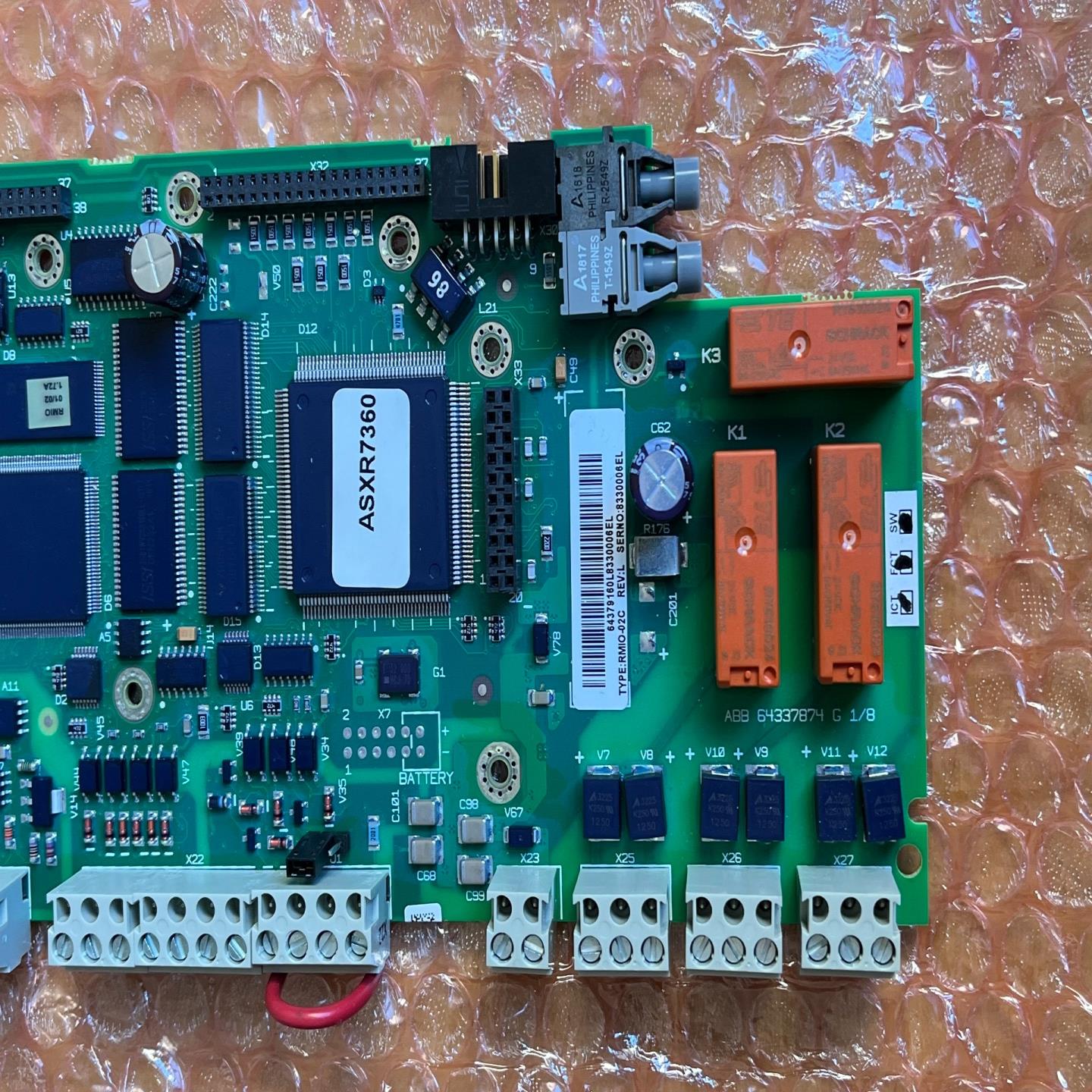 RMIO-02C ABB800变频器主板 一块（佳毅工控）