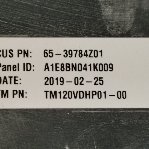 【询价】65-39784Z01 TM120VDHP01 屏
