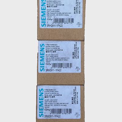 Lot 3 Teile Siemens 3RH29111FA22 Zusatz Schalterblock