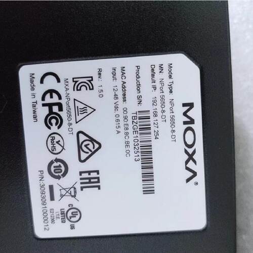 议价摩莎MOXA NPort 5650I-8-DT 8口RS232/422/485串口伺服器 隔