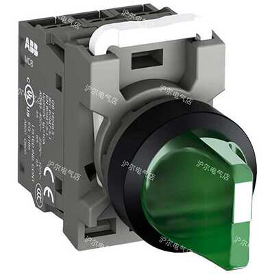 ABB三位旋钮M3SS3-11GMCBH-00MCB-10MCB-10MLBL-01G灯24V
