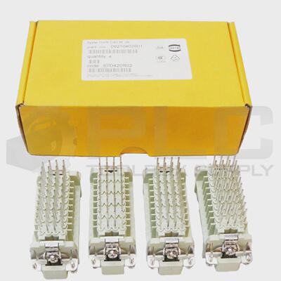 Nuova Scatola Di 4 CONNETTORI HARTING 09210402601 HAN D40 M