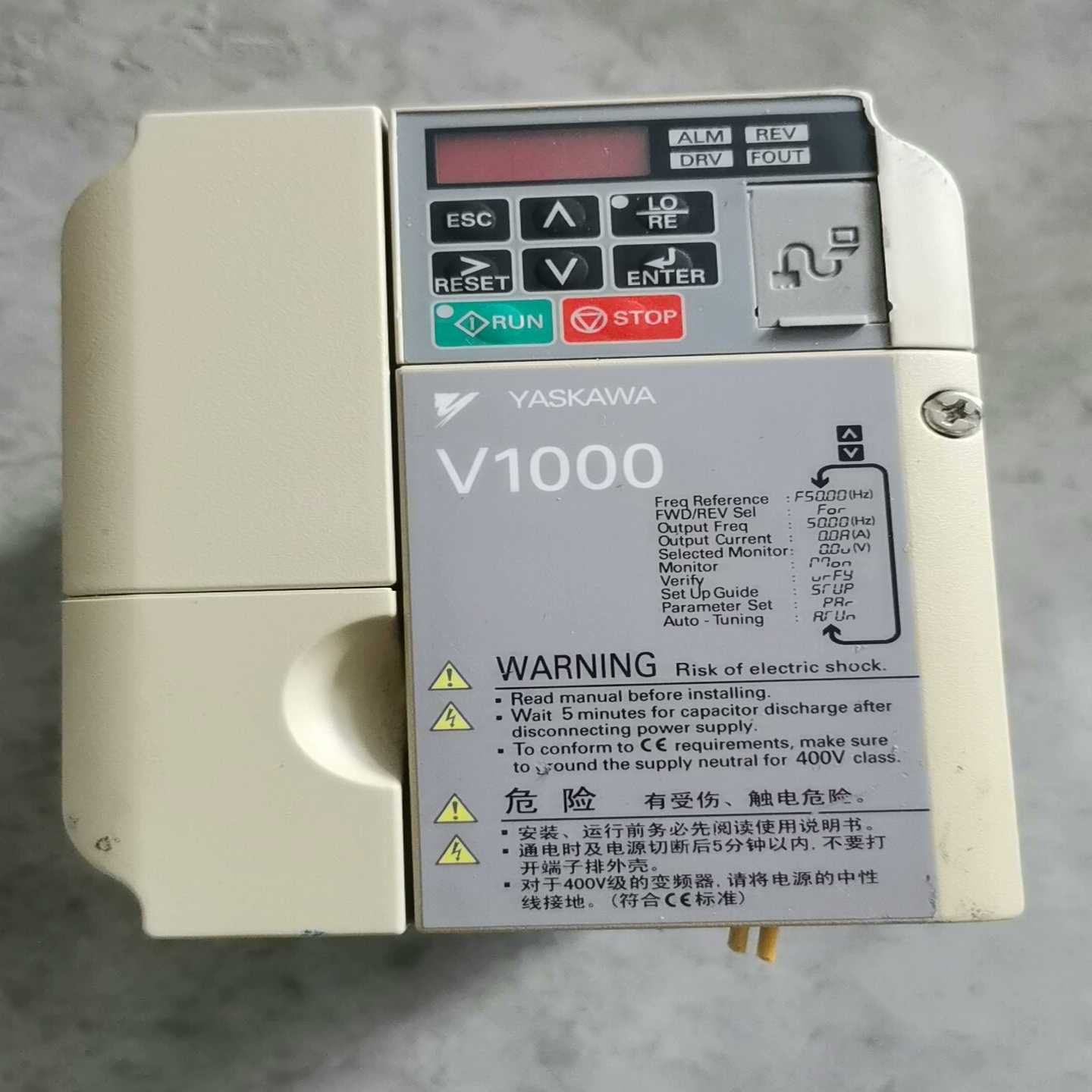 安川变频器，CIMR-VB4A0004BBA，，功能询价