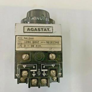 7012AHAGASTAT机电延时继电器110120VAC10ADPDT330分