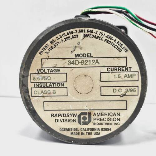 34D9212A RAPIDSYN DIVIDION  8.0 VDC 1.5A INSULATION B DC 395