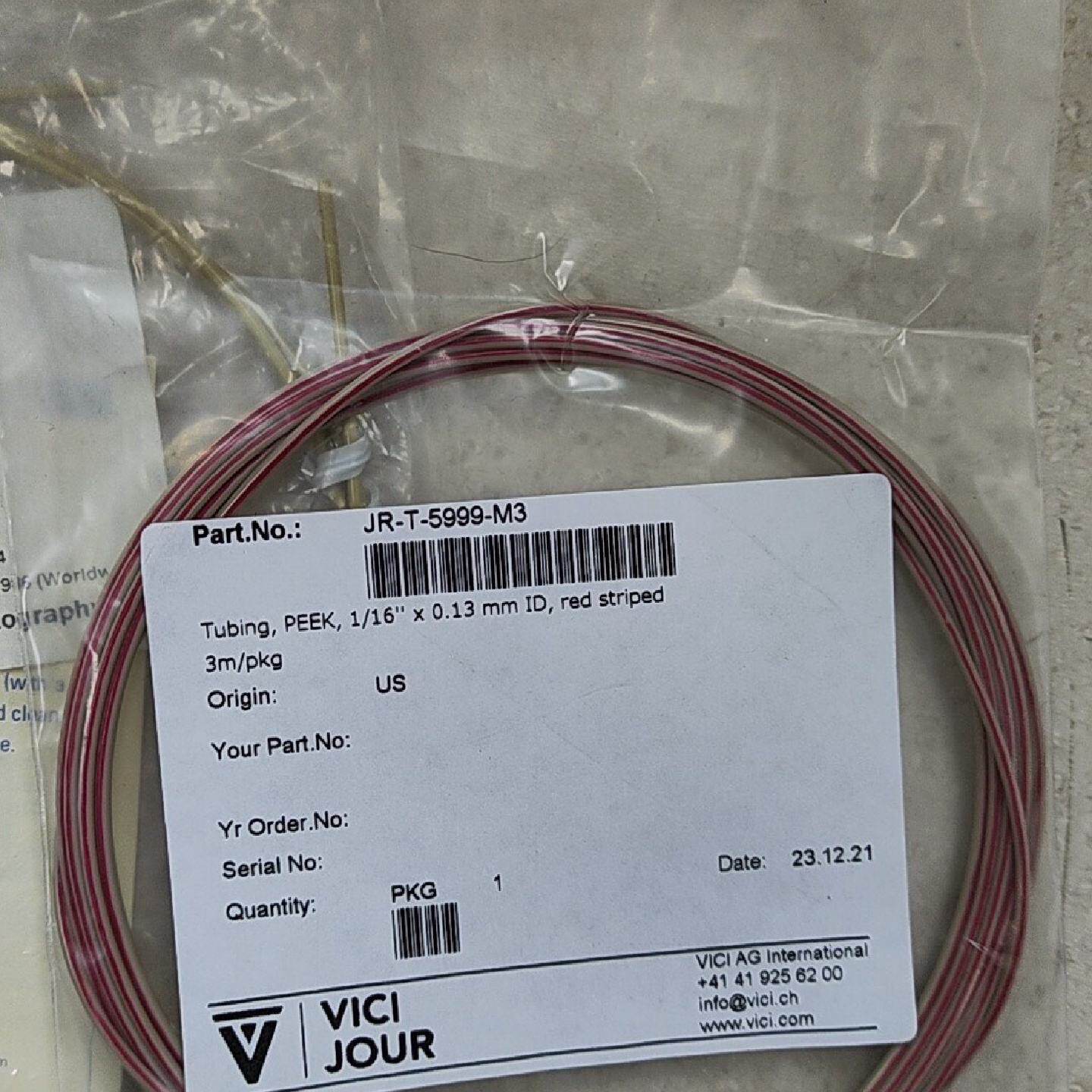 VICI JOUR PEEK管，型号JR-T-5999-M3—议价