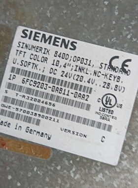 询价-6FC52100DA212AA1MMC103德国原