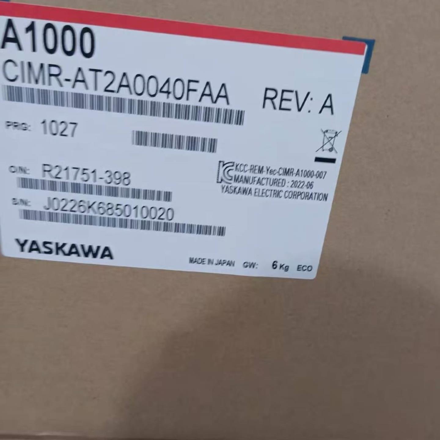 配件CIMR-AB4X0005FBA-8108 CIMR-AC2A0040FAA 安川变频器议价