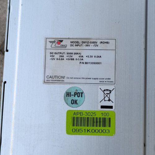 二手拆机的DM1Z5500V500W直流电源需要的私