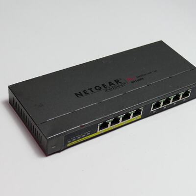 《议价》NETGEAR网件GS108PEv2交换机4口POE供电