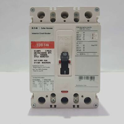 Eaton CutlerHammer FDB3050L 3POLE Industrial Disyuntor FDB 1
