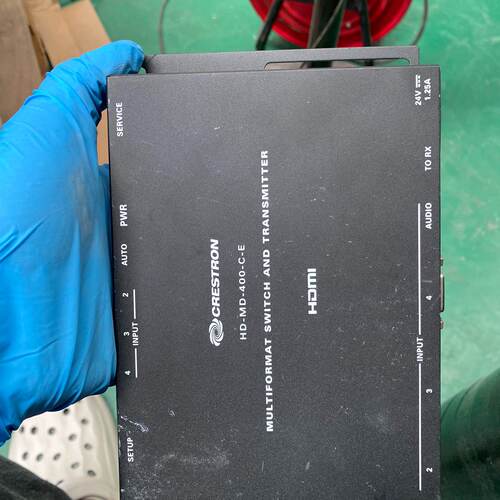 【询价】Crestron快思聪 HD-MD-400-C-E控制器，裸适用