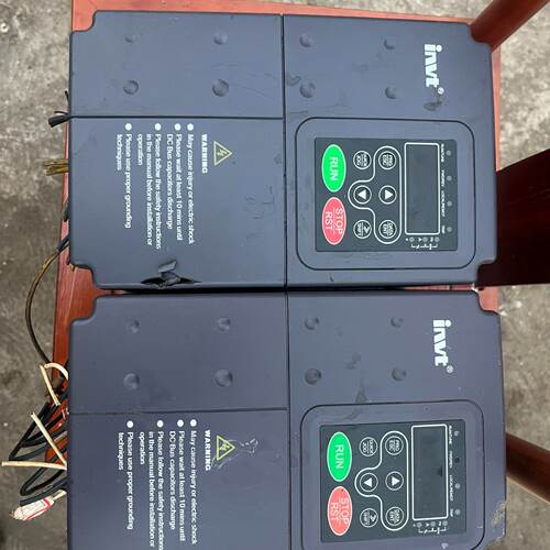 询-英威腾变频器4kw两台成色如图