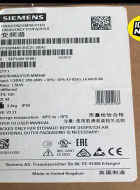 6SE6440-2UC21-5BA1MM440变频询价