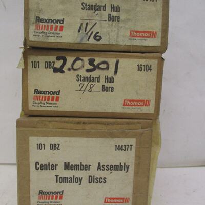 New Rexnord 101 DBZ 16104 1116 78 Standard Hub 14437T Tomalo