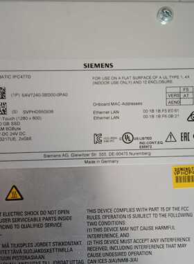 【议价】工控屏IPC477D6AV7240-3BD00-0