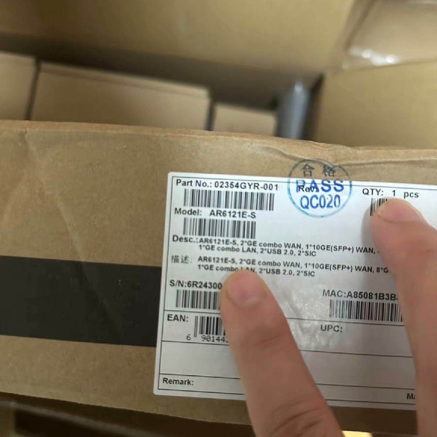 华为路由器全新未封 在保修 AR6121E-S 1议价