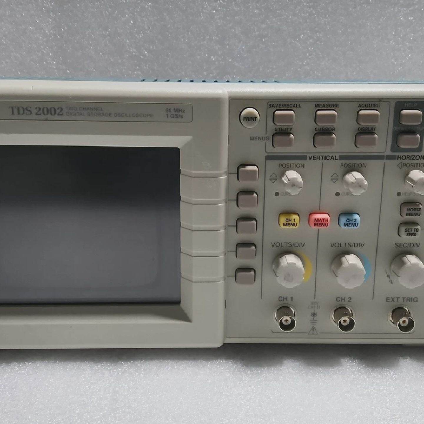 二手TEKTRONIXTDS2002两个CH存储OSCILLOSCOPE电源终端损坏