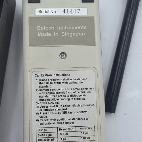 EcoScan CON 5电导率测试仪，新加坡产，型号414--议价商品