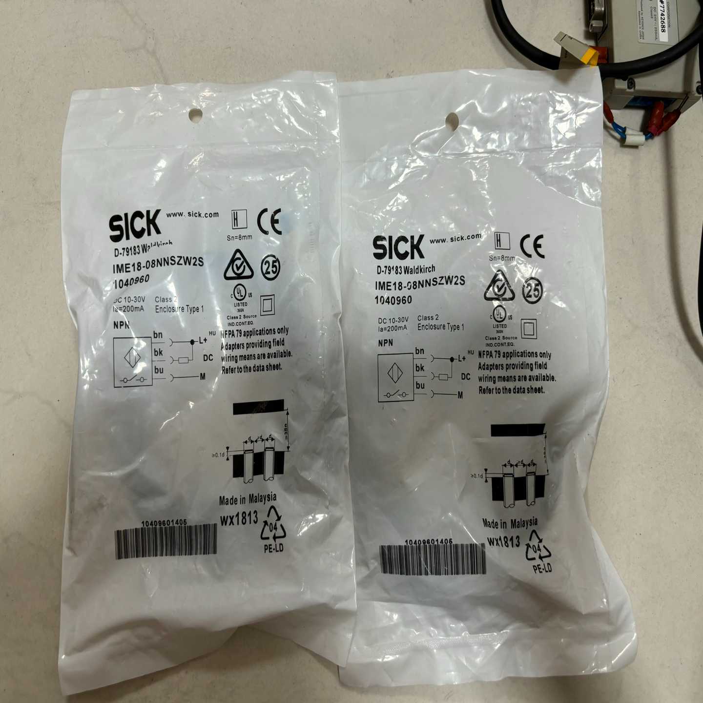 询价SICK连接线IME18-08NNSZW2S2条