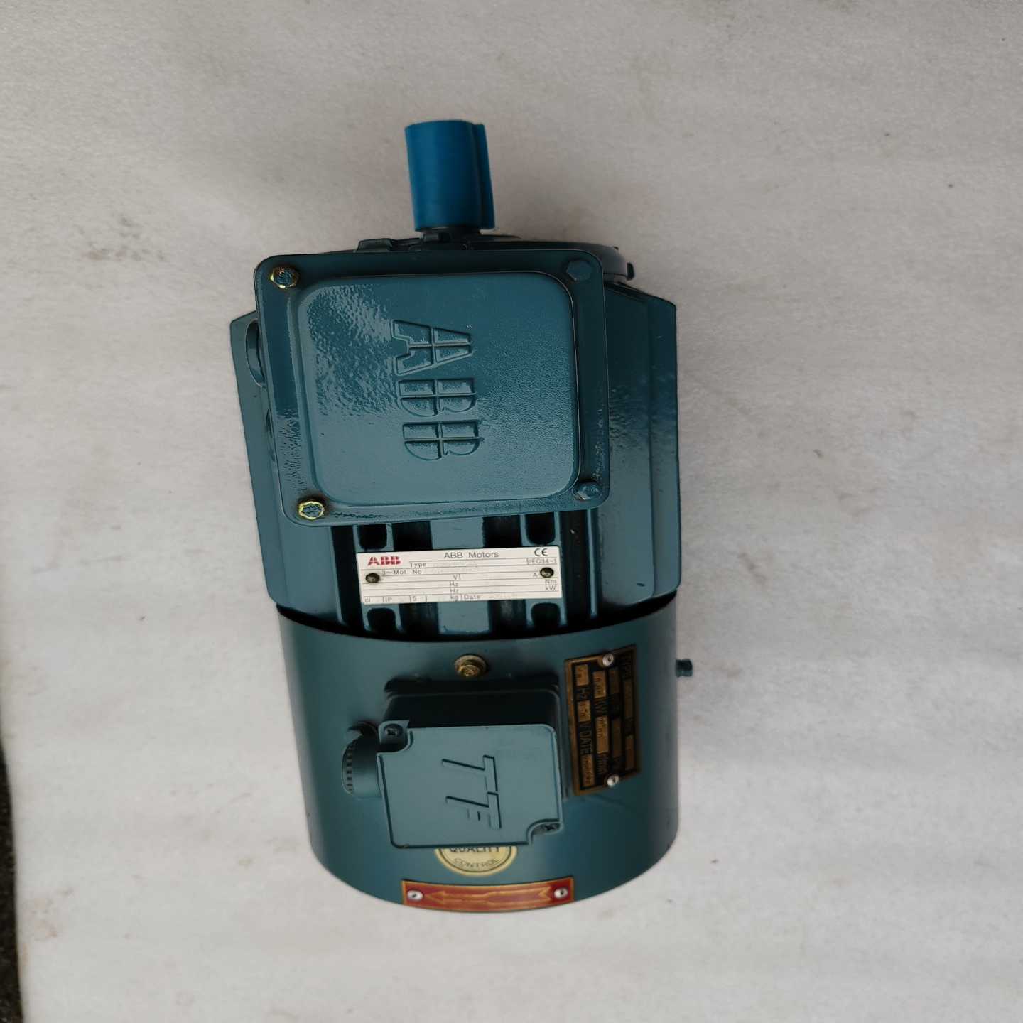 ABB电机，QABP90L4A，1.5KW，实物如图新的库存（子云设备）