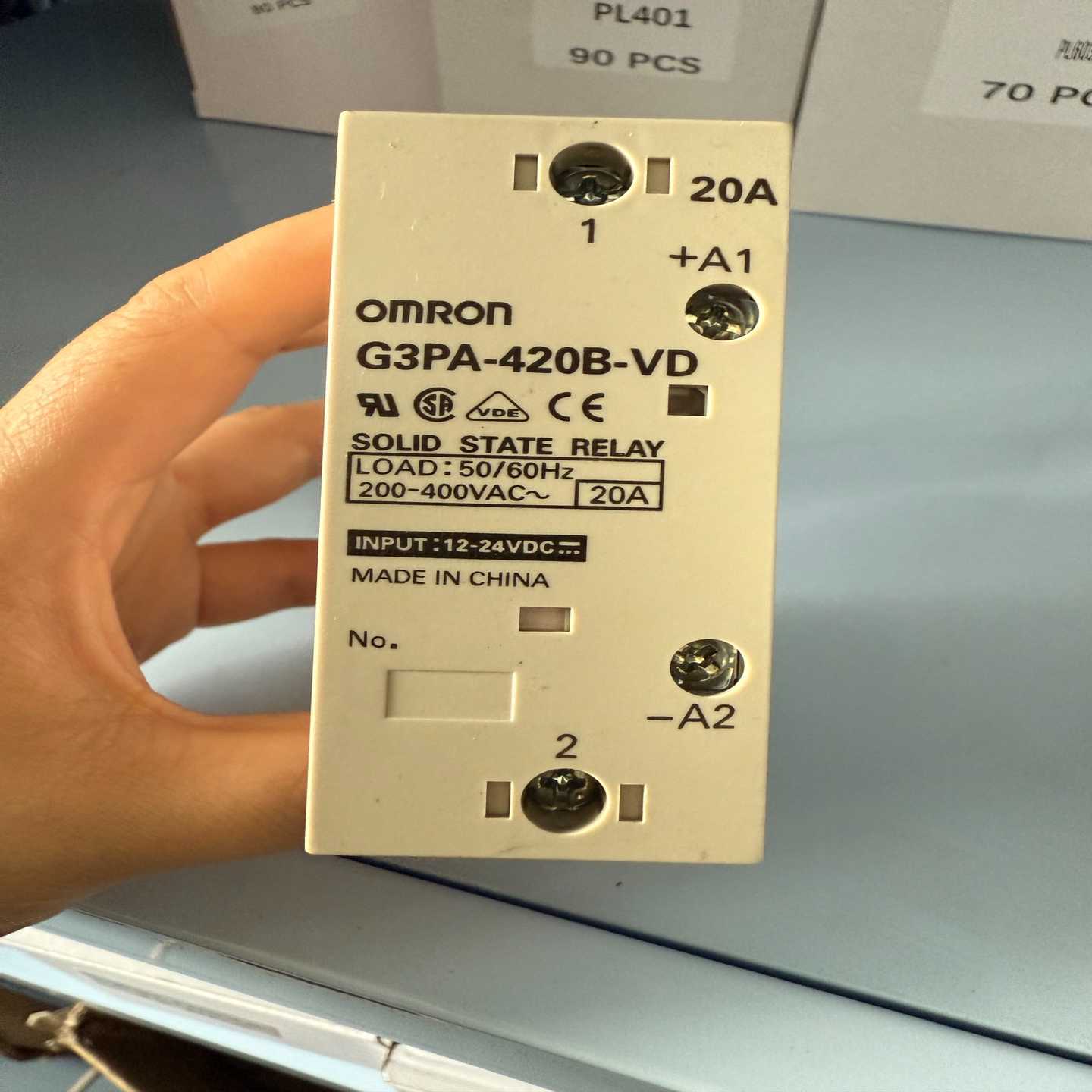 G3PA-420B-VD全新原装欧姆龙固态继电器7个，打-议价
