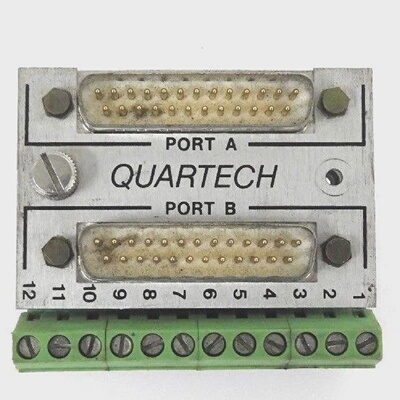QUARTECH 600P17H03 CIRCUIT BOARD W CONNECTORS