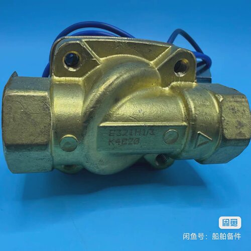 溢价-黄铜电磁阀带蓝色线圈型号E321H13K4820
