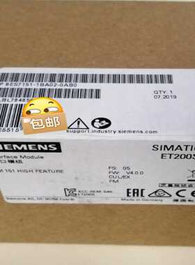 未开封6ES7151-1BA02-0AB0产品质保一年询价
