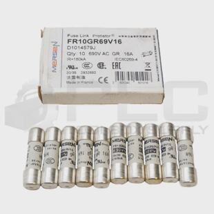 Nuova Scatola Di 10 MERSEN FR10GR69V16 Fusibile Link Protist