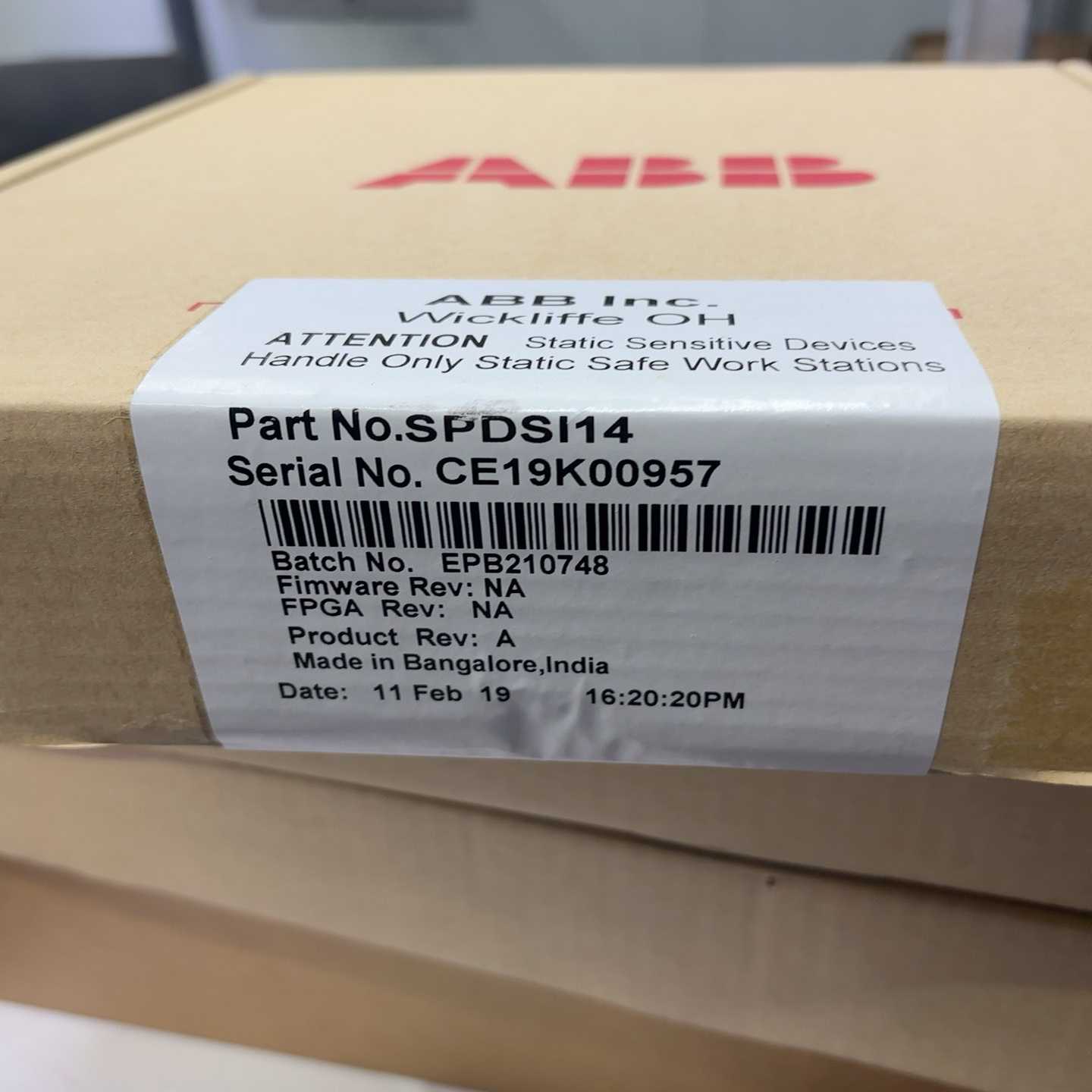 【请询价】ABB卡件 SPDSI14