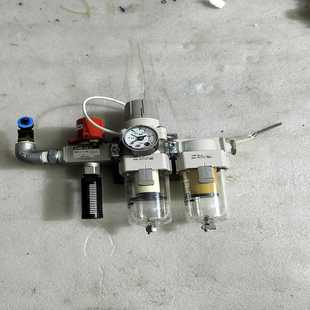 SMC原装三联件油水分离器,型号AW40-04-A,带压力表--议价商品
