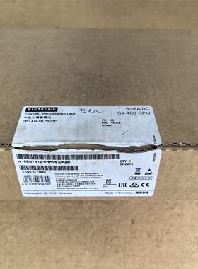 议价原装全新仅开封CPU412，6ES7 412-5HK06-0AB0，6ES7412-5HK06