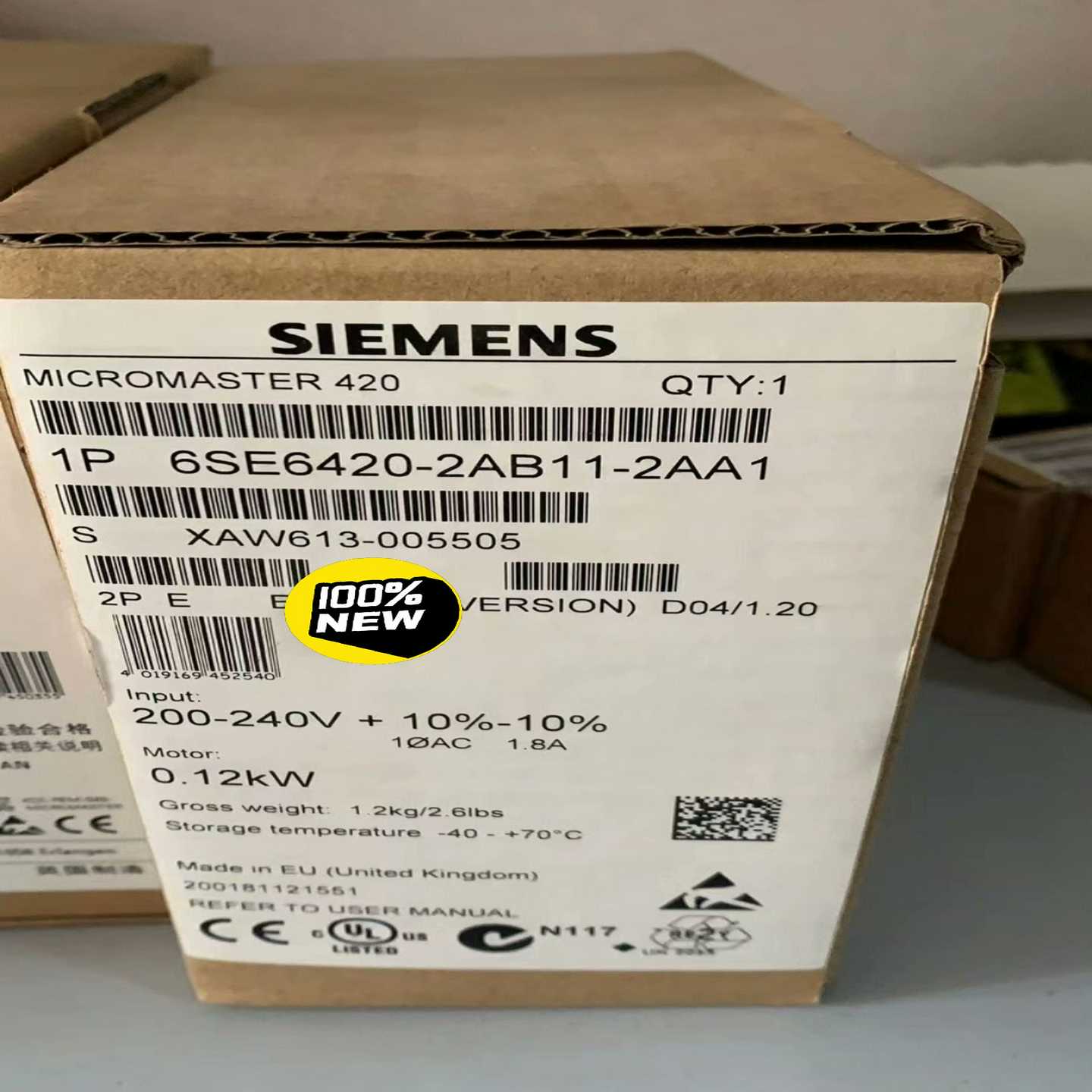 6SE6420-2AB11-2AA1420变频器询价