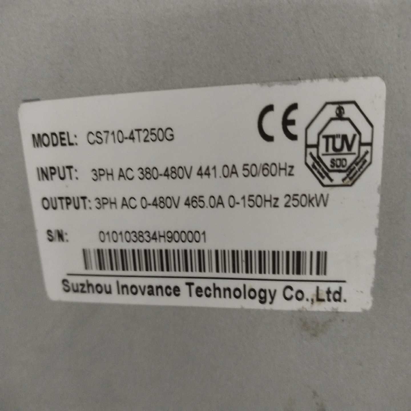 汇川变频器CS710-4T250G可改成MD290-4T25询价