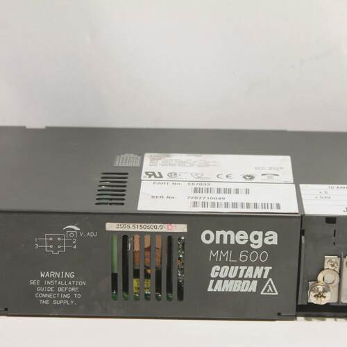 Omega MML600 E67033 Power Supply